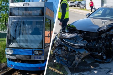 Zweiter Tram-Unfall an einem Tag! 110.000 Euro Schaden nach Crash mit Audi