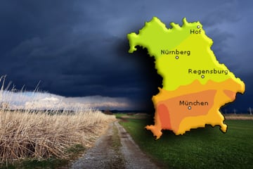 Wetterdienst warnt: Schwere Gewitter in Bayern erwartet