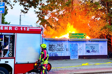 Blumenladen in Oranienburg geht in Flammen auf