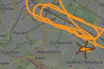 Dresden: Helikopter kreist über Bahnstrecke in Dresden: Suchaktion sorgt für Verspätungen