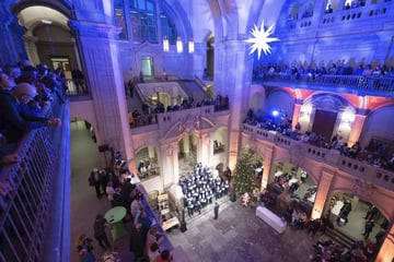 Dresden: Weihnachtliche Klänge in der Regierungszentrale
