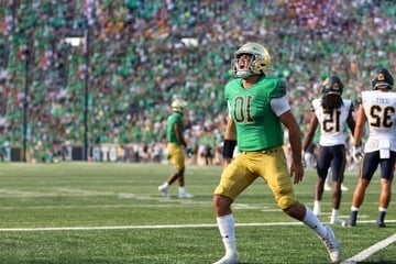 Drew Pyne answered the doubters in Notre Dame's first win of the season