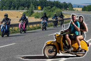 Simson-Treffen in Zwickau knatterte in bester Feierlaune