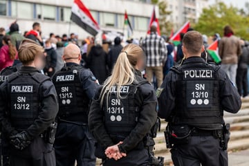 Chemnitz: Davidstern-Kette entrissen! Tumult bei Pro-Palästina-Demo in Chemnitz
