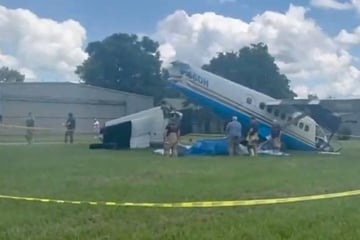 20 Menschen an Bord: Flugzeugabsturz endet für alle Passagiere glimpflich