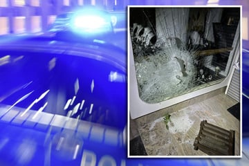 Lauter Knall in der Nacht: Juwelier-Fenster mit Gullydeckel zerstört