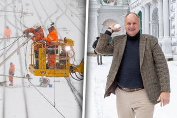 So trotzt Dresden der eisigen "Elli"