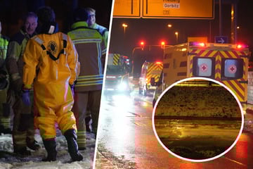 Dresden: Rettungseinsatz an der Weißeritz: Mann stürzt sechs Meter in die Tiefe