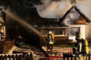 Gartenhaus im Erzgebirge komplett abgefackelt