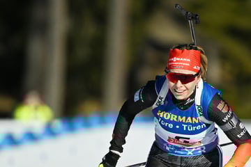 Drama um deutschen Star: Biathletin bricht am Anstieg zusammen und muss ins Krankenhaus
