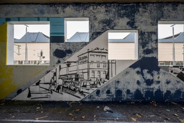 Chemnitz: Aus Grau mach bunt: Graffiti-Kunst für tristen Chemnitzer Hauptbahnhof