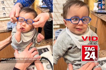 Viral Video of the Day for November 12, 2024: Baby's world lights up after getting fit for glasses!