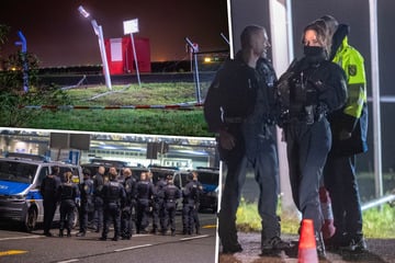 Leipzig: Wieder Vorfall am Flughafen Leipzig! Zaun von Fahrzeug durchbrochen? Piste gesperrt, Polizei sucht Gebiet ab