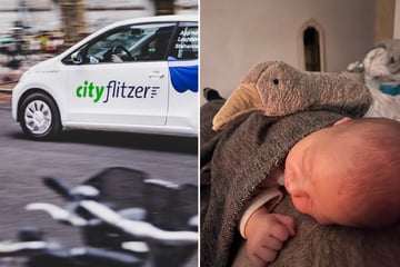 Leipzig: Auf dem Weg ins Krankenhaus: Leipziger Baby Lola im Cityflitzer geboren!