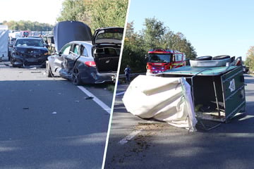 Unfall A2: Pferdeanhänger bei Karambolage abgetrennt: Armes Tier auf A2 geschleudert