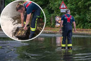Heftige Regenschauer sorgen für Überflutung in Ostsachsen