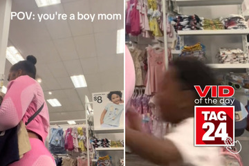 Viral Video of the Day for May 19, 2024: Son accidentally runs straight at mom's butt in hilarious clip!