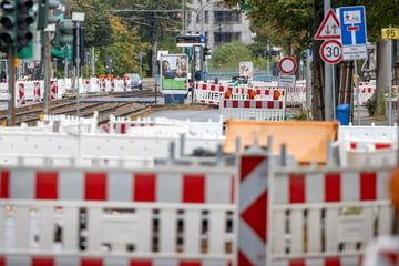 Baustellen Chemnitz: Baustellen in Chemnitz: Vollsperrungen im Zentrum