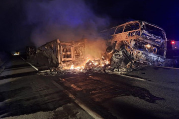 Bus geht in Flammen auf: Mindestens 18 Tote und 21 Verletzte
