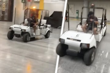 Deutscher Tourist rast mit Golfcart über Mallorca-Flughafen