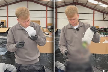 Mann kauft herrenlosen Koffer: Ganz am Ende findet er zwei "verdächtige Tüten"