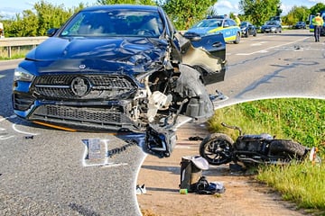Schrecklicher Zusammenstoß: Motorradfahrer lebensgefährlich verletzt