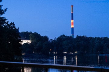 Chemnitz: Esse in Chemnitz leuchtet heute nur orange: Das ist der Grund