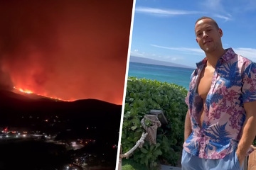 Andrej Mangold: Hunderte Hektar in Flammen: Während Andrej Mangolds Urlaub auf Hawaii bricht ein Waldbrand aus.