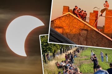 Dresden: Riesen-Andrang in Dresden: Tausende verfolgen Sonnenfinsternis