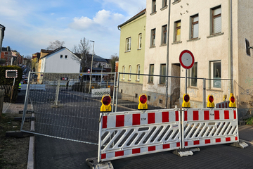 Straßensperrung in Zwickau: Dieses Gebäude ist einsturzgefährdet