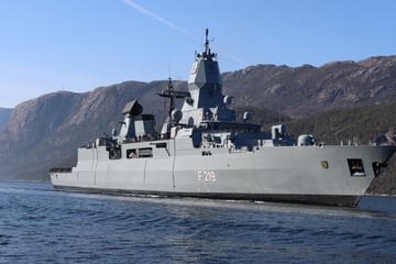 Deutsches Kriegsschiff "Sachsen" läuft für wichtige NATO-Mission aus