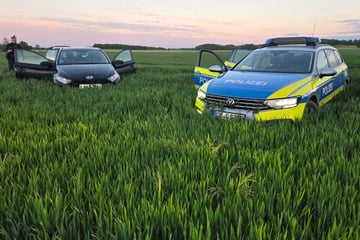 Verfolgungsjagd mit der Polizei endet auf Feld