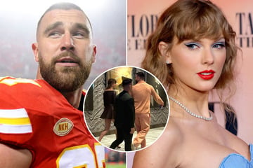 Taylor Swift rocks fab off-the-shoulder looks for romantic Las Vegas getaway with Travis Kelce!