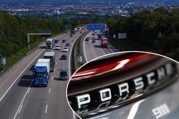 Polizisten kontrollieren Porsche-Transporter auf A4, doch etwas ist faul