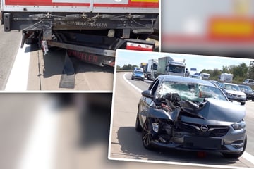 Unfall A2: Opel kracht in Lkw-Anhänger: Drei Verletzte auf der A2