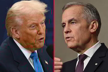 Trump appears to lower temperature of Canada spat as he reveals "nice conversation"