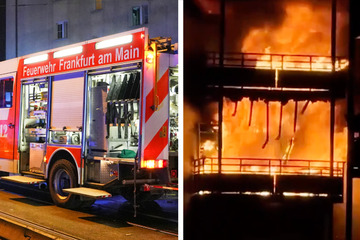 Frankfurt: Wohnhausbrand in Frankfurt in der Silvester-Nacht: Waren es Böller?