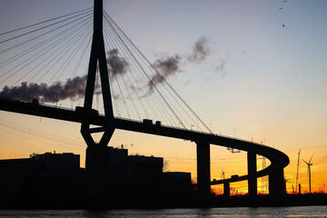 Hamburg: Petition für Erhalt der Köhlbrandbrücke: Wann fällt die Entscheidung?