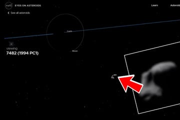 Asteroiden & Meteoriten: Riesiger Asteroid rast auf die Erde zu: Einschlag möglich!