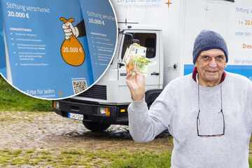 Dresden: Dieser Mann sucht jemanden in Dresden, dem er 20.000 Euro schenken kann