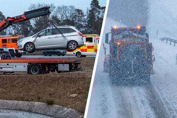 Glatteis in Bayern: Mehrere Unfälle am Wochenende