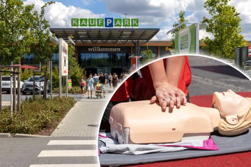 Dresden: Nicht wegschauen, sondern helfen! Im Kaufpark Nickern wird Erste Hilfe geübt