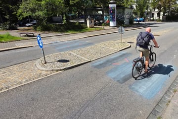 Dresden: Selbstgemalter Zebrastreifen in Dresden endgültig weg: So viel kostete die Entfernung