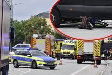 Schlimmer Unfall in Bautzen: Transporter erfasst Radfahrerin