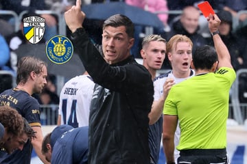 Völlig irre Partie in Jena: Wieder Rote Karte, Spieler kaputt - aber Lok Leipzig siegt trotzdem!