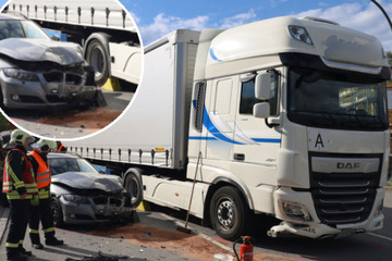 Autobahnzubringer nach Unfall im Erzgebirge gesperrt