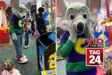 Viral Video of the Day for March 17, 2026: Mom catches hilarious Chuck E. Cheese mishap on camera