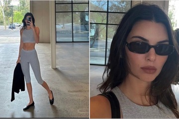 Kendall Jenner puts unusual twist on chic gym fit