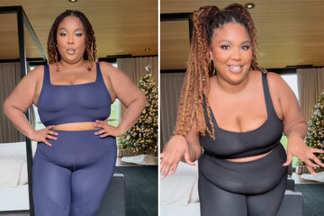 Lizzo Looks Snatched in Bra and Leggings From Yitty: 'New Year