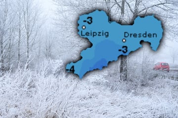 Frostig kaltes Schneewochenende in Sachsen: Bis zu -15 Grad!